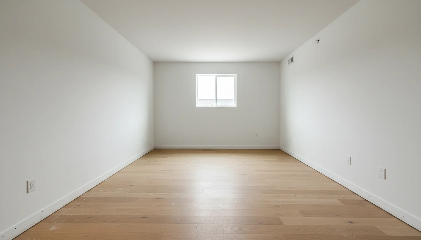 Before: Empty Room Staging